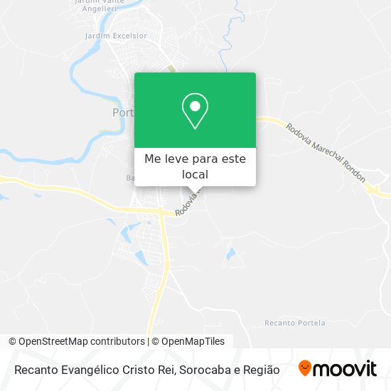 Recanto Evangélico Cristo Rei mapa