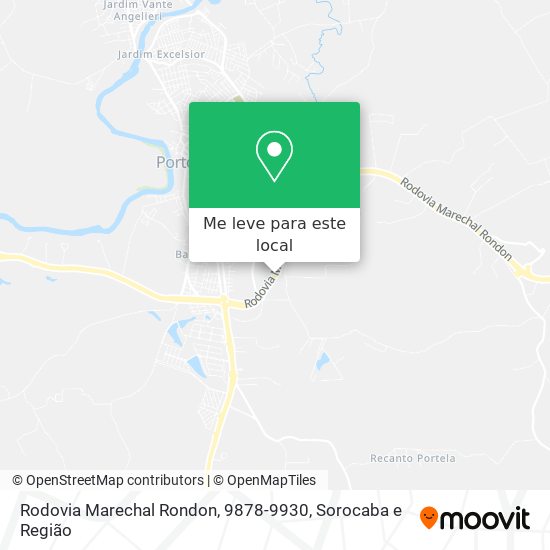 Rodovia Marechal Rondon, 9878-9930 mapa