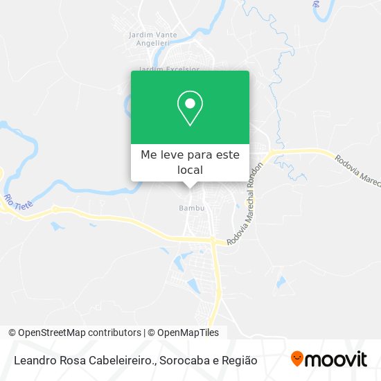 Leandro Rosa Cabeleireiro. mapa