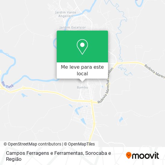 Campos Ferragens e Ferramentas mapa