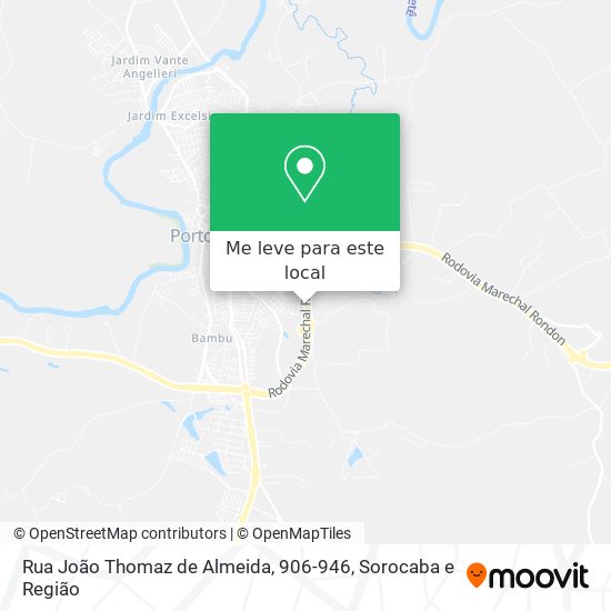 Rua João Thomaz de Almeida, 906-946 mapa