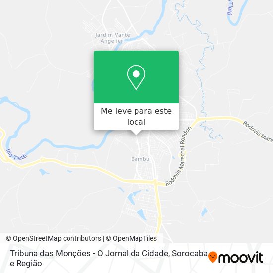 Tribuna das Monções - O Jornal da Cidade mapa