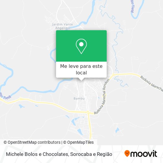Michele Bolos e Chocolates mapa