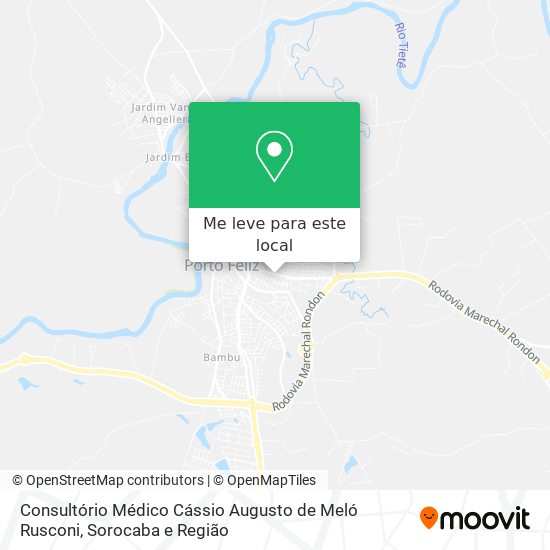 Consultório Médico Cássio Augusto de Meló Rusconi mapa