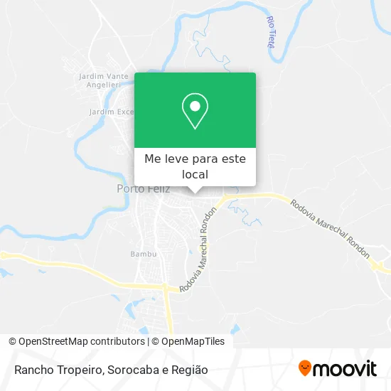 Rancho Tropeiro mapa