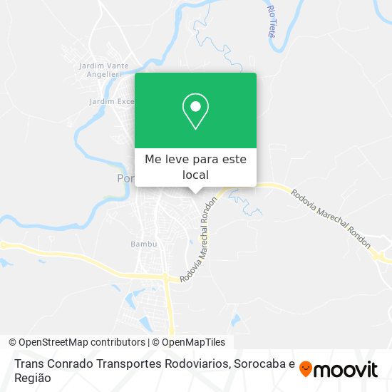 Trans Conrado Transportes Rodoviarios mapa