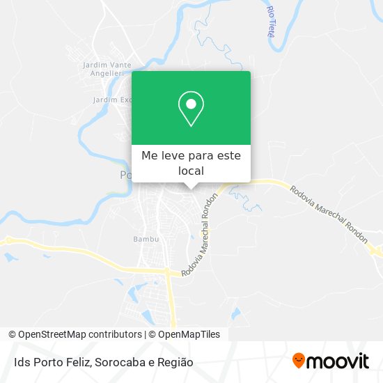 Ids Porto Feliz mapa