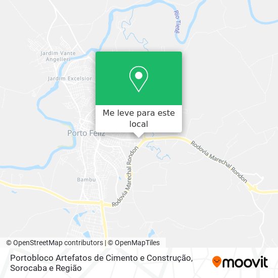 Portobloco Artefatos de Cimento e Construção mapa