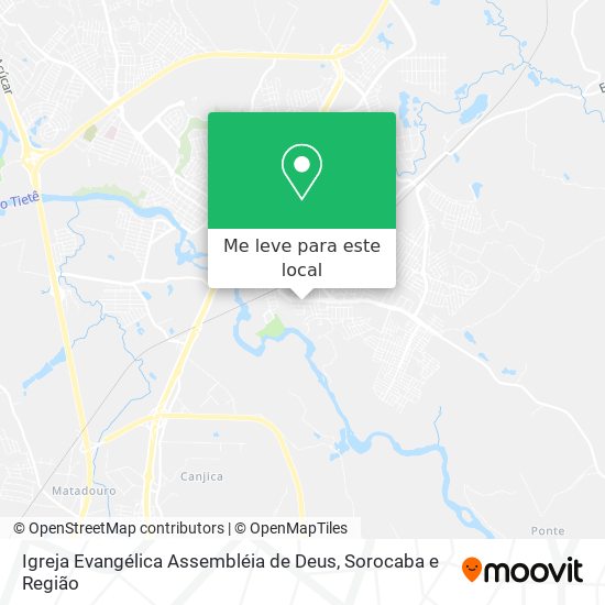 Igreja Evangélica Assembléia de Deus mapa