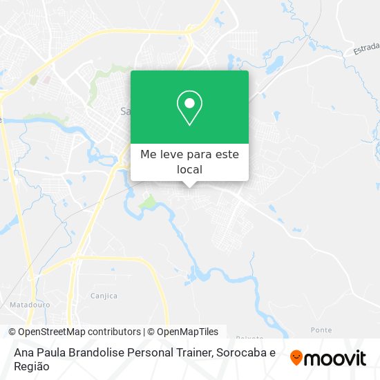 Ana Paula Brandolise Personal Trainer mapa