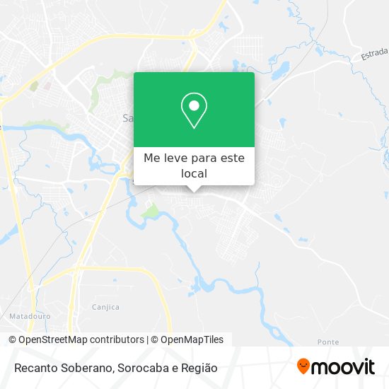 Recanto Soberano mapa