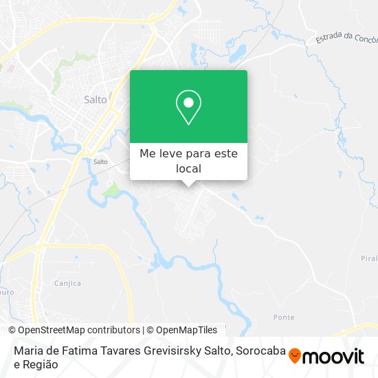 Maria de Fatima Tavares Grevisirsky Salto mapa