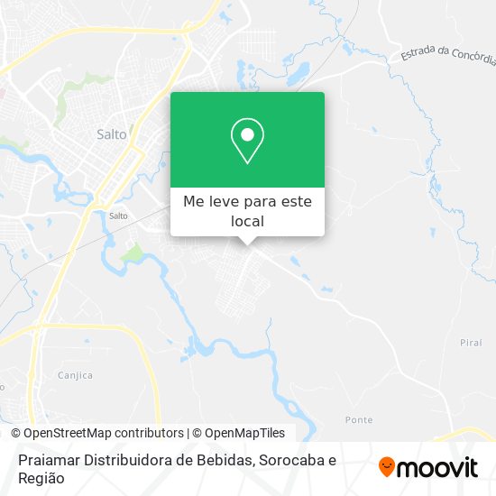 Praiamar Distribuidora de Bebidas mapa