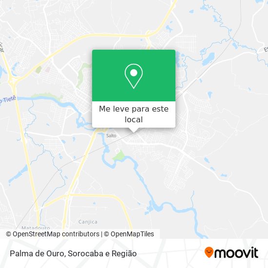 Palma de Ouro mapa