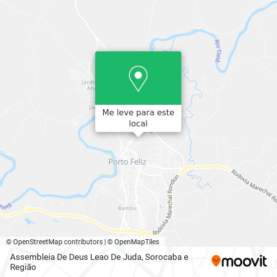 Assembleia De Deus Leao De Juda mapa