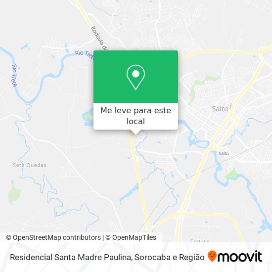 Residencial Santa Madre Paulina mapa