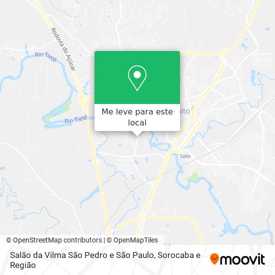 Salão da Vilma São Pedro e São Paulo mapa