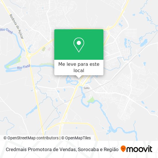 Credmais Promotora de Vendas mapa