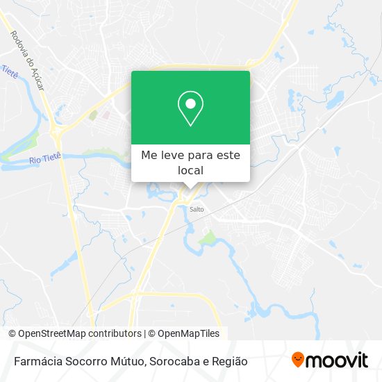Farmácia Socorro Mútuo mapa