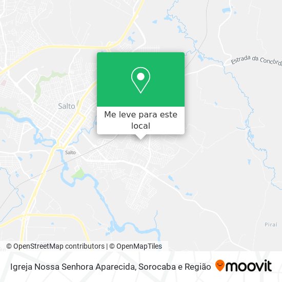 Igreja Nossa Senhora Aparecida mapa