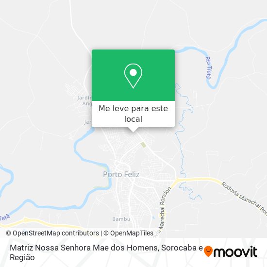Matriz Nossa Senhora Mae dos Homens mapa