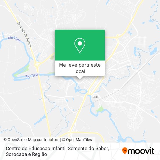 Centro de Educacao Infantil Semente do Saber mapa