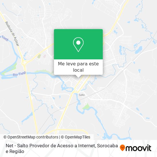 Net - Salto Provedor de Acesso a Internet mapa