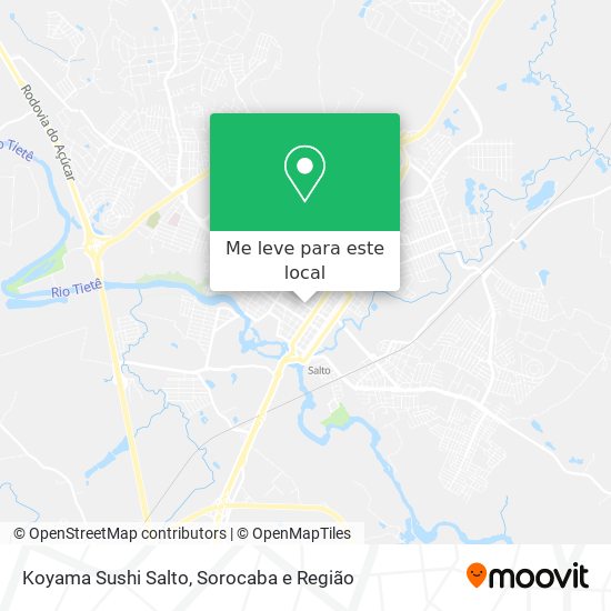Koyama Sushi Salto mapa
