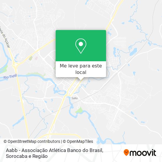 Aabb - Associação Atlética Banco do Brasil mapa