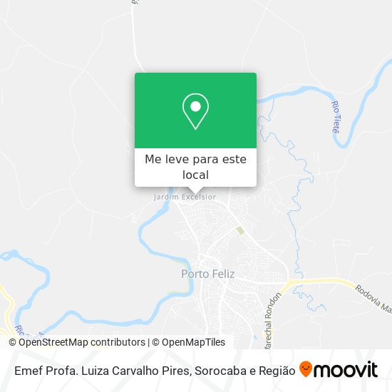 Emef Profa. Luiza Carvalho Pires mapa