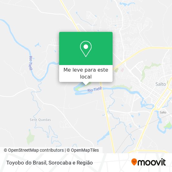Toyobo do Brasil mapa