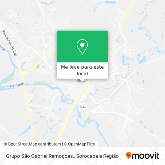Grupo São Gabriel Remoçoes. mapa