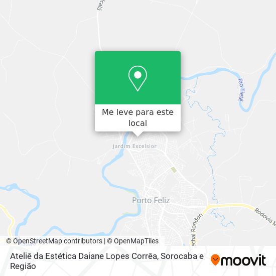 Ateliê da Estética Daiane Lopes Corrêa mapa