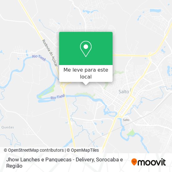 Jhow Lanches e Panquecas - Delivery mapa