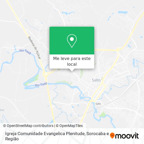 Igreja Comunidade Evangelica Plenitude mapa