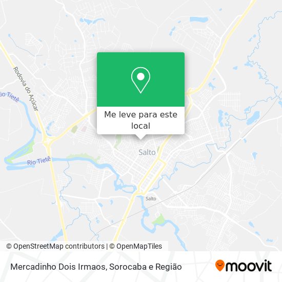 Mercadinho Dois Irmaos mapa