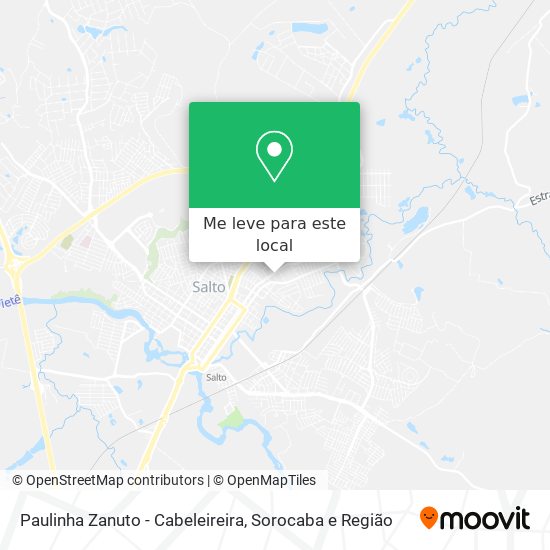 Paulinha Zanuto - Cabeleireira mapa