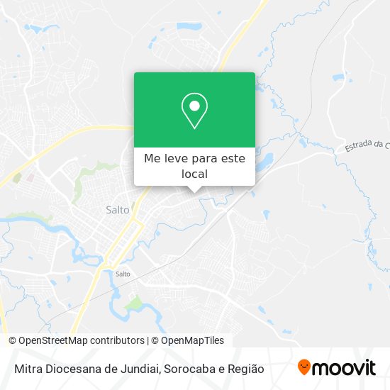 Mitra Diocesana de Jundiai mapa