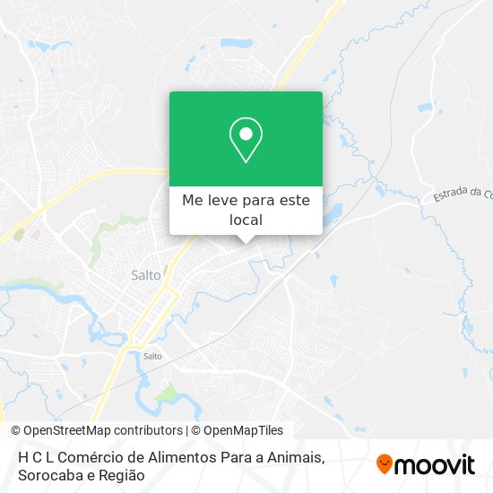 H C L Comércio de Alimentos Para a Animais mapa