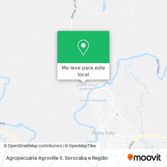Agropecuária Agroville II mapa