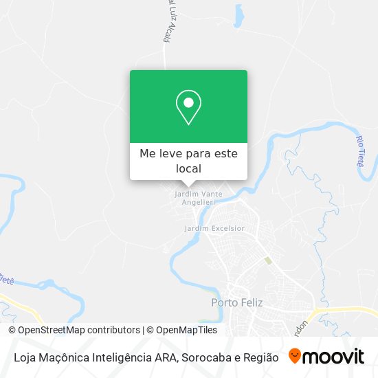 Loja Maçônica Inteligência ARA mapa