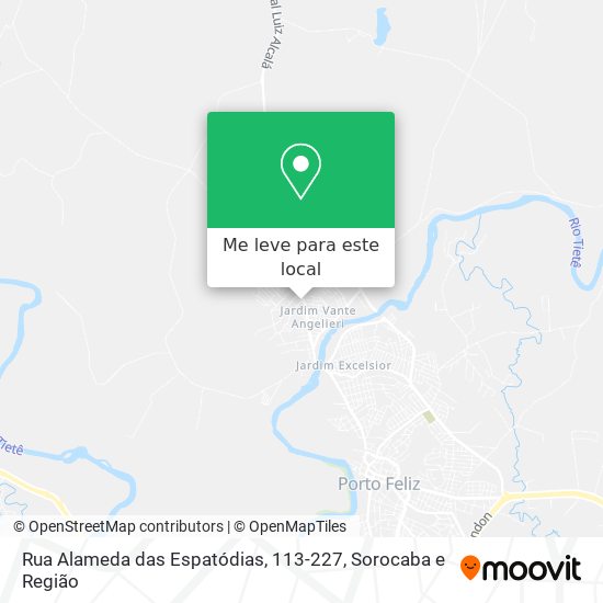 Rua Alameda das Espatódias, 113-227 mapa