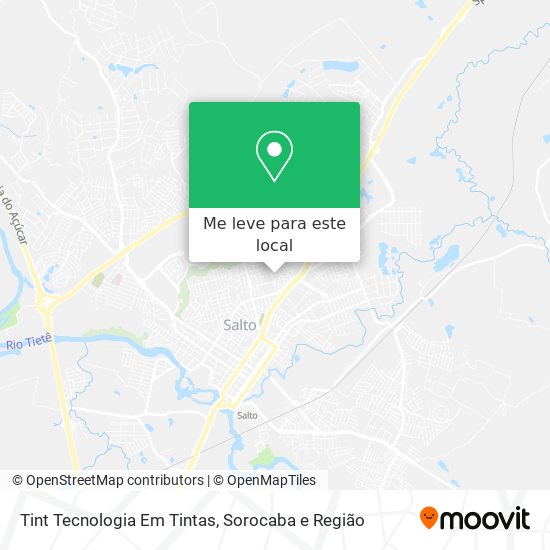 Tint Tecnologia Em Tintas mapa