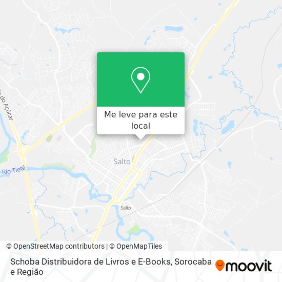 Schoba Distribuidora de Livros e E-Books mapa