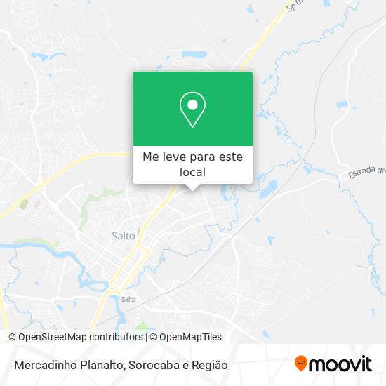 Mercadinho Planalto mapa