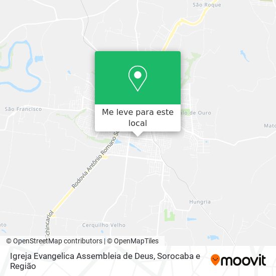 Igreja Evangelica Assembleia de Deus mapa