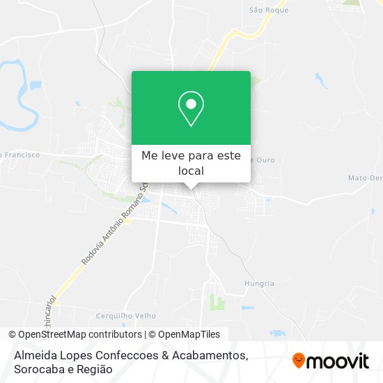 Almeida Lopes Confeccoes & Acabamentos mapa