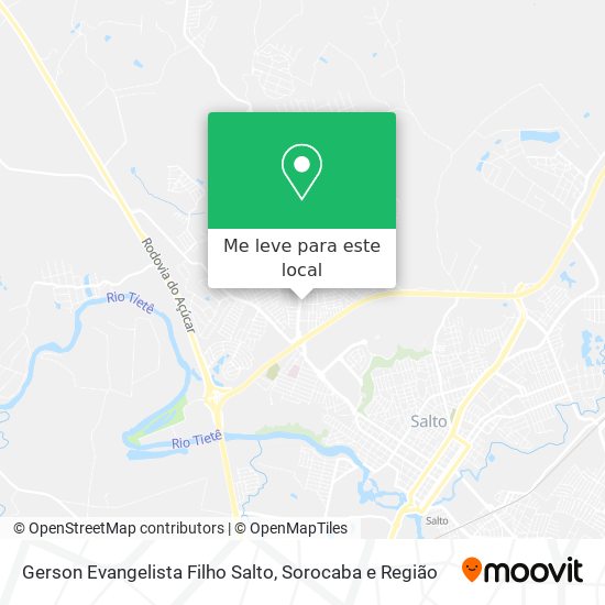 Gerson Evangelista Filho Salto mapa