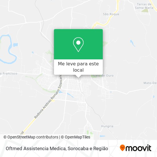 Oftmed Assistencia Medica mapa