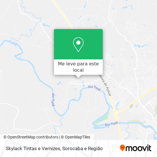 Skylack Tintas e Vernizes mapa